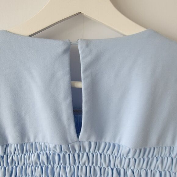 english factory mixed media ruffle detail dress size L - Picture 8 of 11